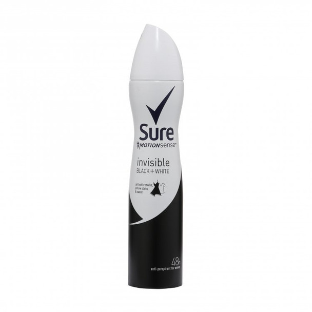 Sure Deo Invisi Blc & Wht Women 6x250ml