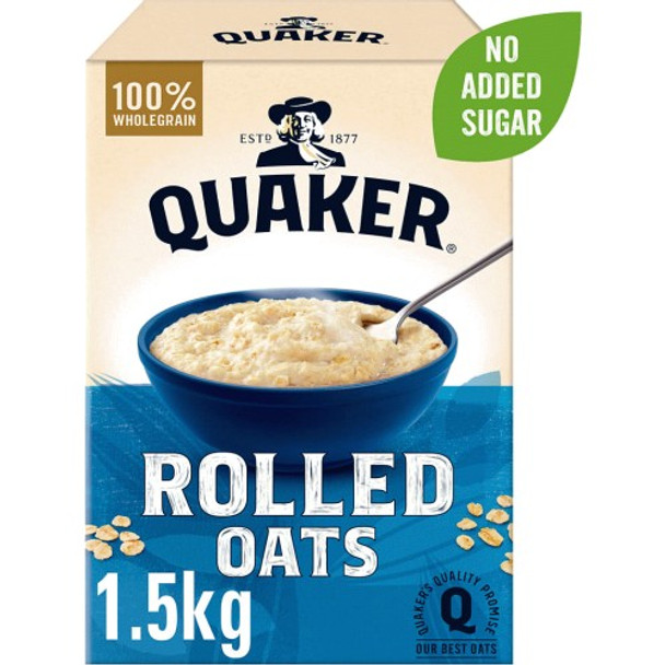 Quaker Rolled Oats 2x1.5Kg