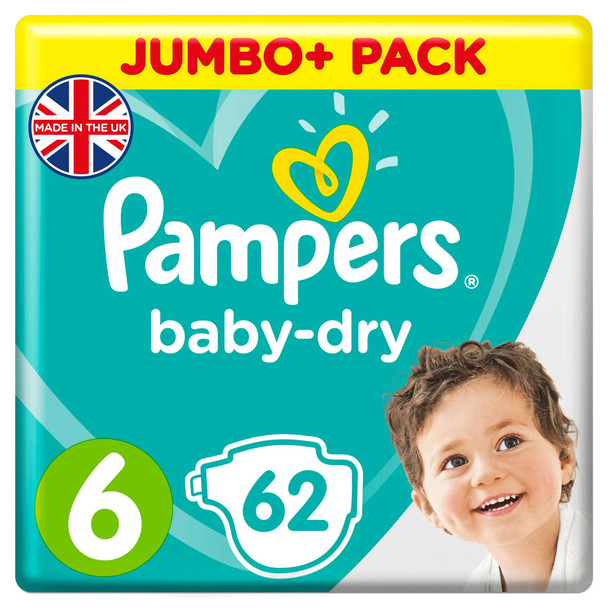 Pampers BD Diapers Size 6 Jumbo 1x62