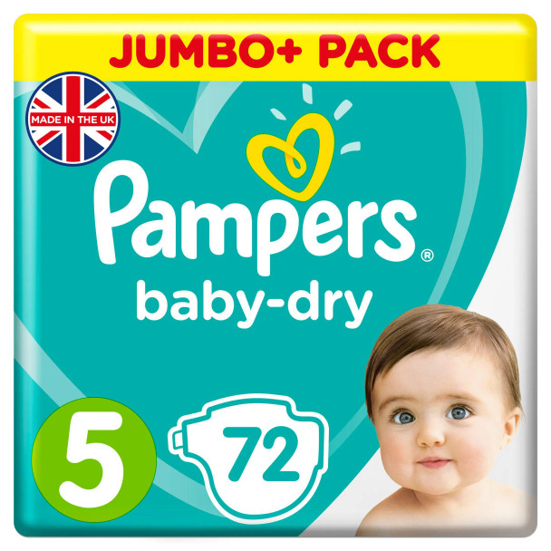 Pampers BD Diapers Size 5 Jumbo 1x72
