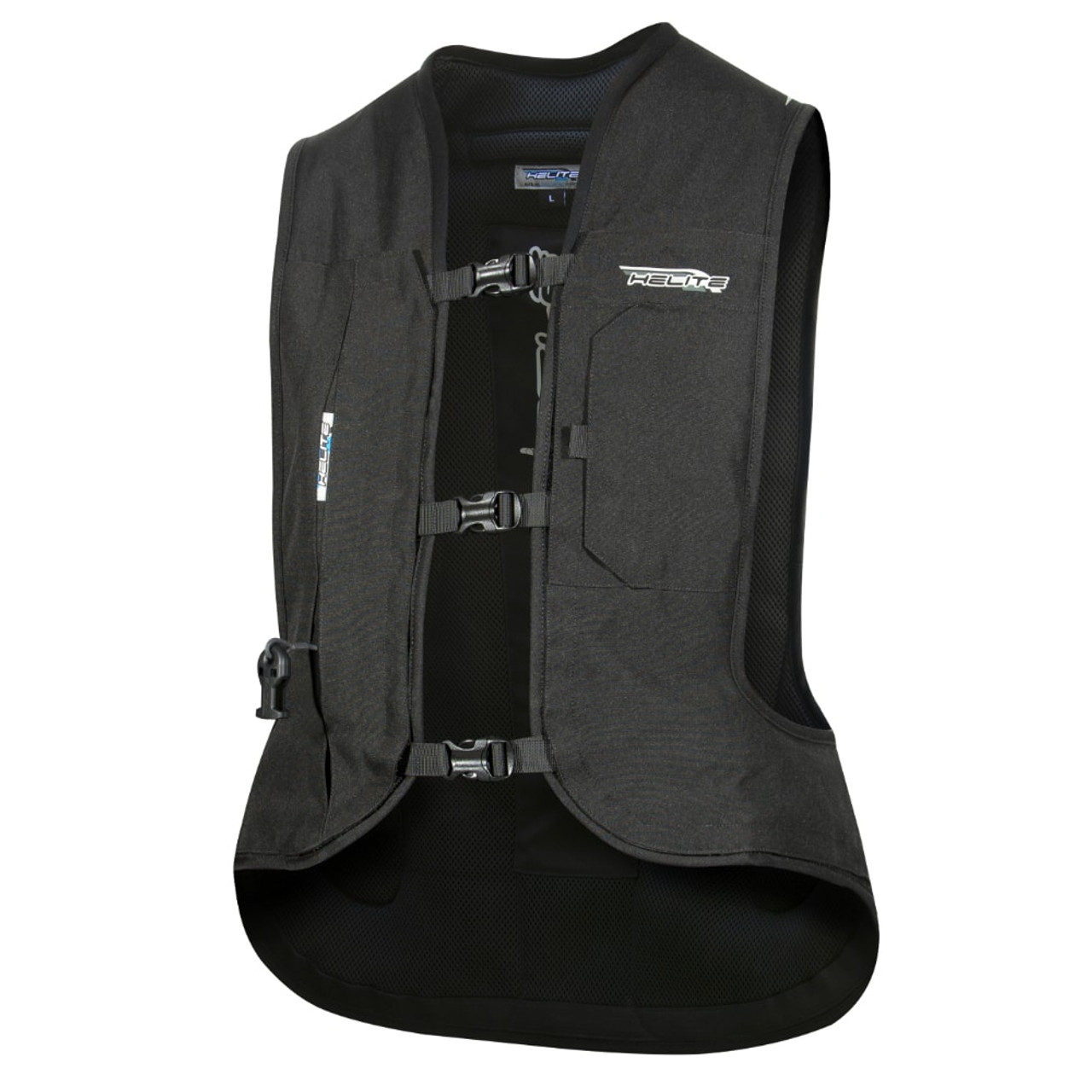 Helite Black Airbag Vest Turtle 2 Technology