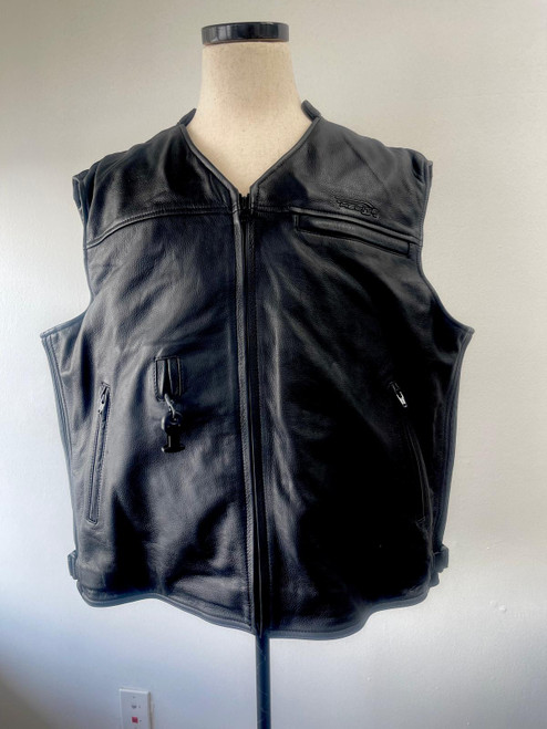 Helite Custom Leather Airbag Vest Size 6XL