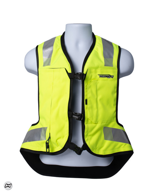 Helite Turtle 2 Airbag Vest Hi-Viz Yellow (Mechanical Trigger)