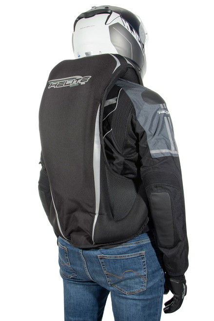 Helite Black Airbag Vest Turtle 2 Technology