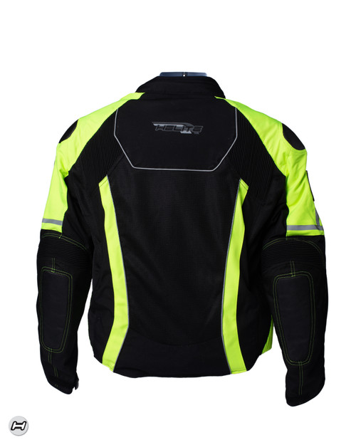 Helite Free-Air Vented Airbag Jacket w/ Hi Viz Yellow - Helite Moto