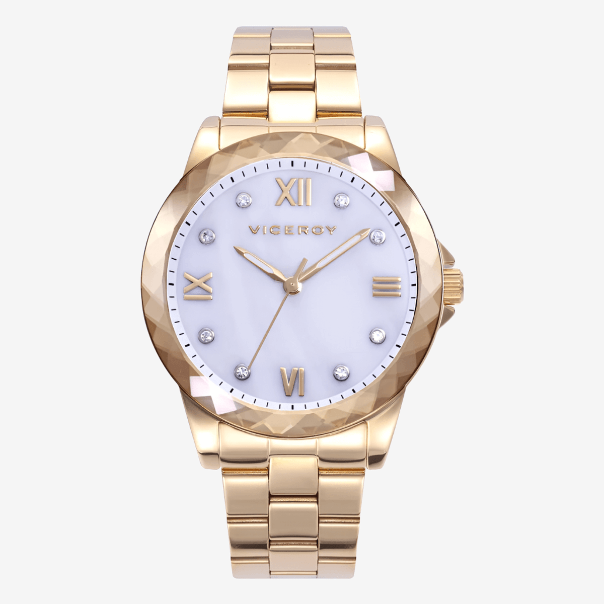Reloj Viceroy Chic, Brazalete Acero Dorado, Esfera Madre Perla 401162-53