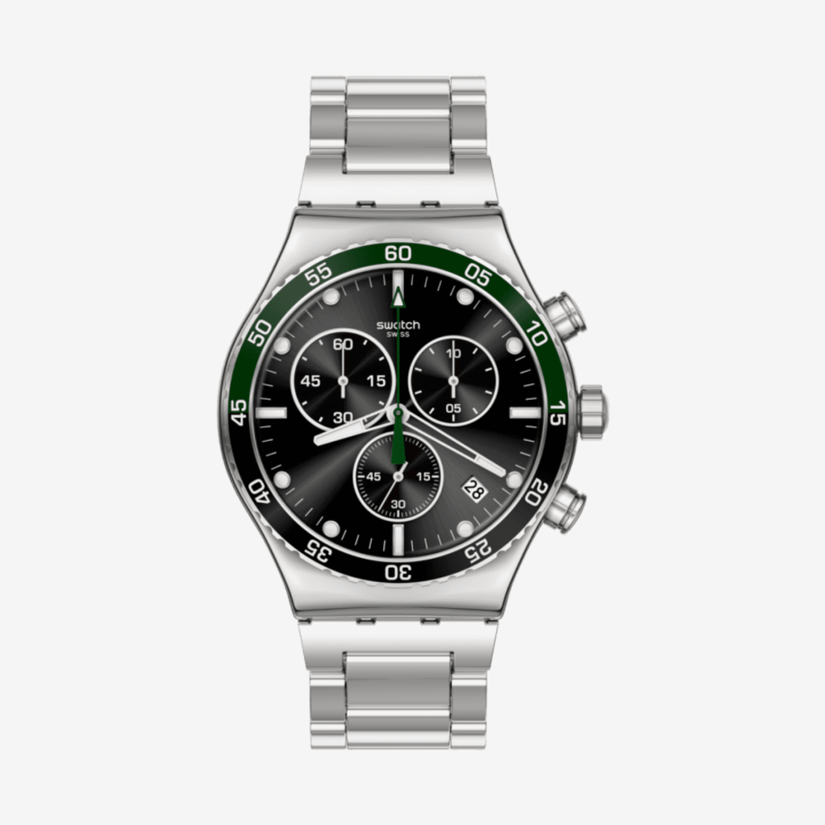 Reloj Swatch Dark Green Irony YVS506G