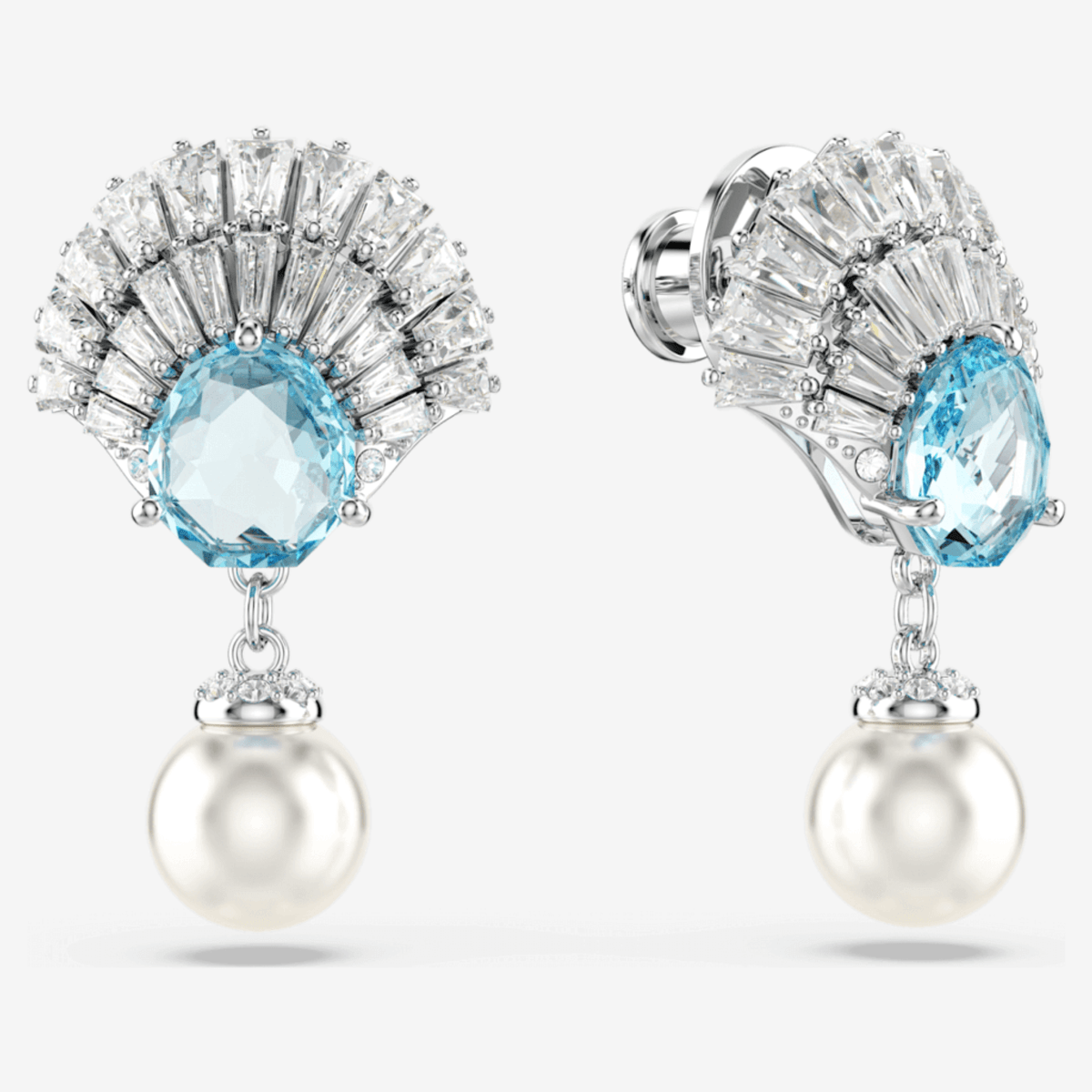 Pendientes Idyllia. Caracola, Azules, Baño de rodio 5680301