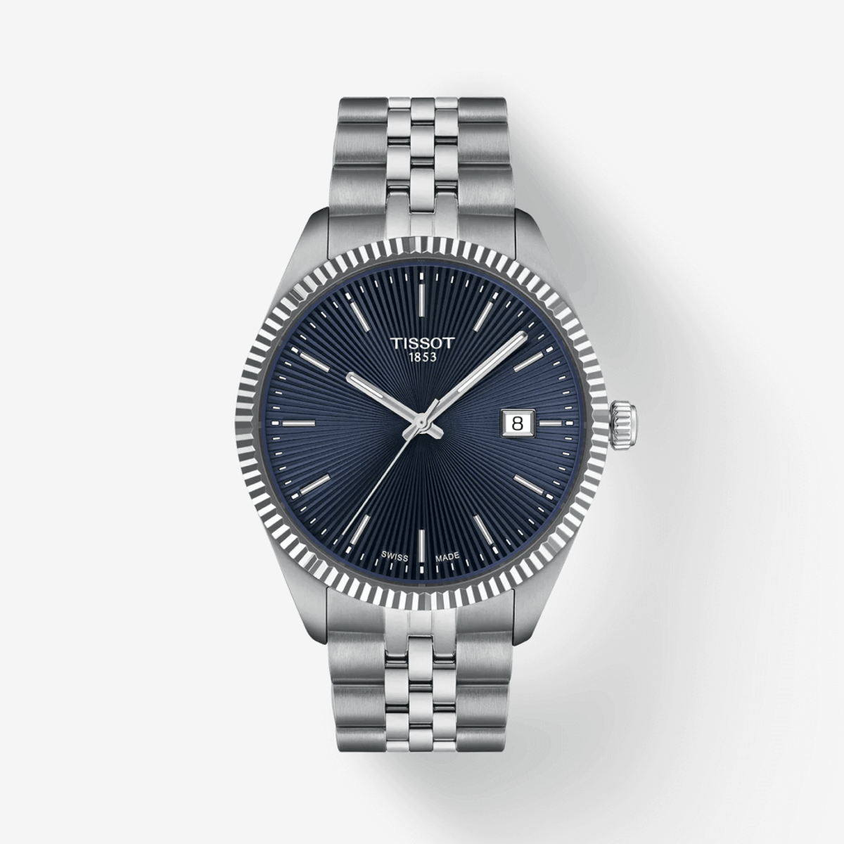 Reloj Tissot Ballade 40mm Acero con Esfera Azul T1564101104100