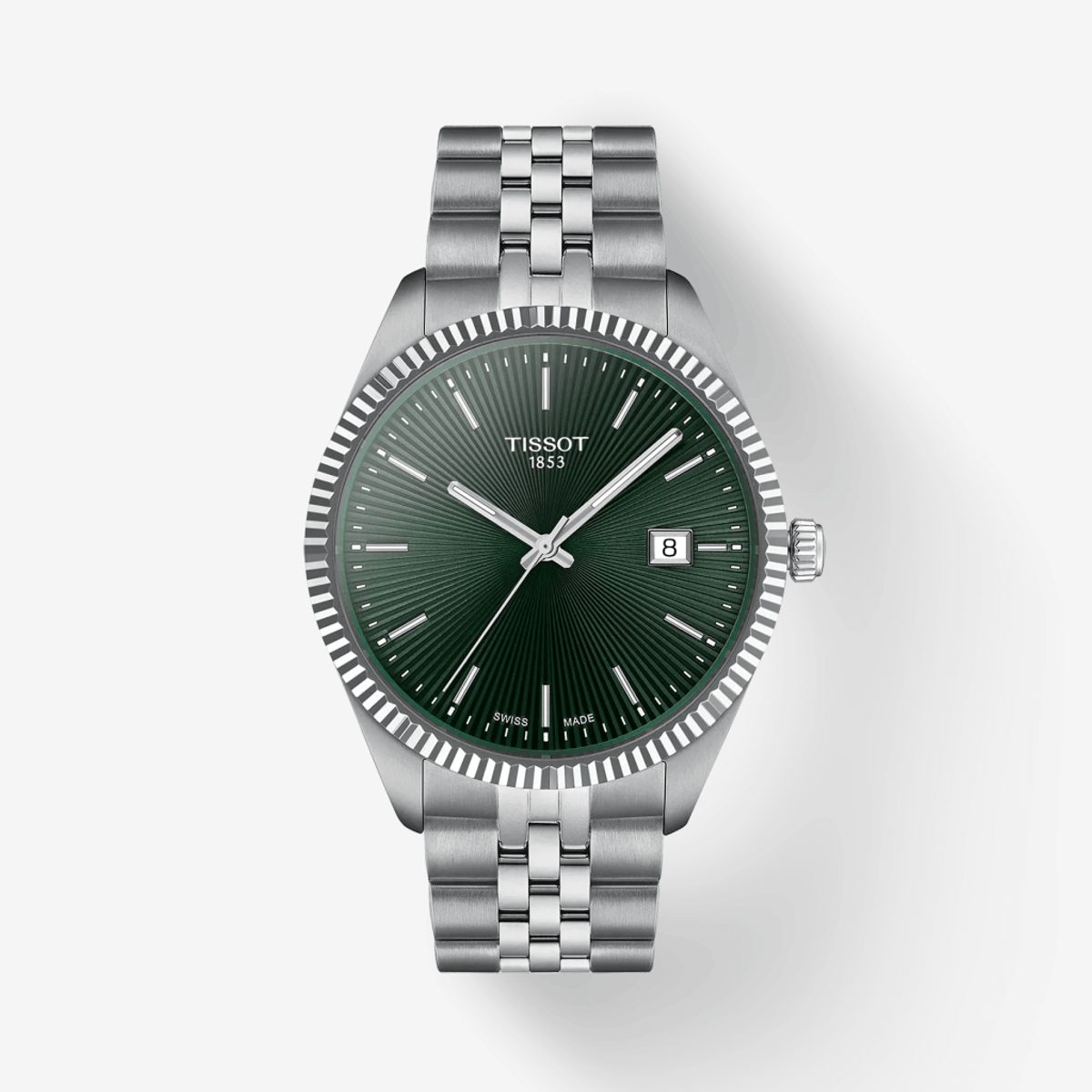 Reloj Tissot Ballade 40mm Acero con Esfera Verde T1564101109100
