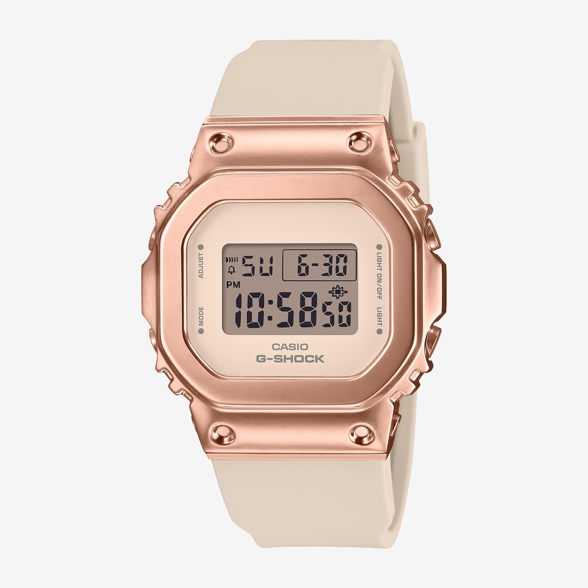 Reloj Casio G-Shock Digital GM-S5600PG-4ER Esfera Blanca GM-S5600PG-4ER