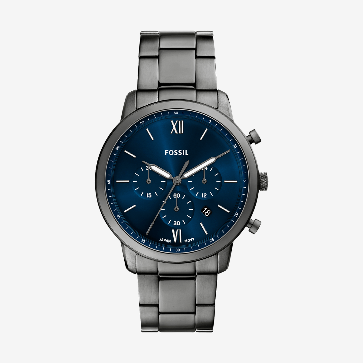 Reloj Fossil Neutra de acero inoxidable en tono ahumado con cronógrafo FS6111
