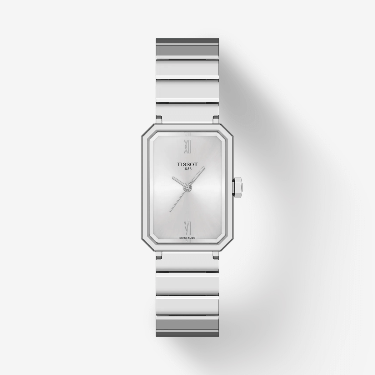 Reloj Tissot SRV 30mm Esfera Plateada T1601101103300