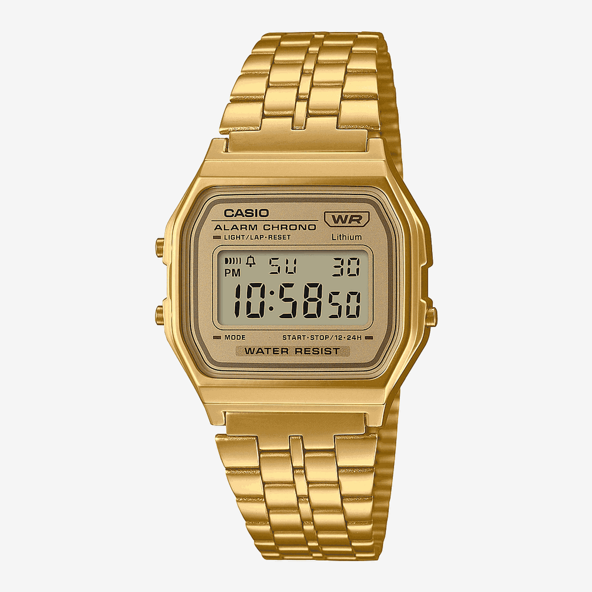 Reloj Casio Vintage Iconic Acero Dorado Esfera Dorada A158WETG-9AEF