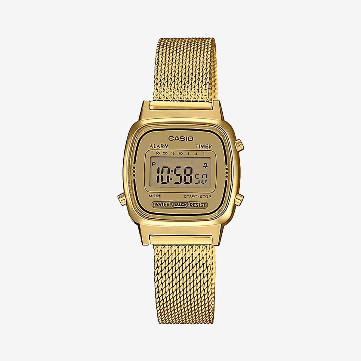 Reloj Casio Vintage Mini Acero Dorado Esfera Dorada - Castejón Joyeros