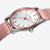 Vista lateral del Reloj Viceroy Dress con brazalete de malla en acero oro rosa - 461146-97