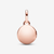 Charm colgante Pandora medallón chapado en oro rosa cerrado - 783066C01