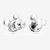 Pendientes de botón Swarovski Disney Mickey Mouse, vista posterior del sistema de cierre con baño de rodio - 5668781