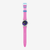 Vista completa del Reloj Swatch Neon Pink Podium - SO28K111
