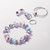 Modelo mostrando Charm Pandora Morado Opalescente - 791691C05