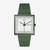 Reloj Swatch What If…green vista frontal con brazalete verde y esfera blanca - SO34G700