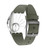 Vista trasera del Reloj Swatch Skinearth con brazalete verde - SS07S103