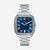 Reloj Fossil Crosby FS6121 con brazalete de acero inoxidable y esfera azul - FS6121