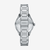 Vista trasera del reloj Fossil Gilmore ES5393 con brazalete de acero inoxidable plateado - ES5393
