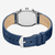 Reloj Fossil Harlow ES5425 con correa de piel azul vista trasera - ES5425