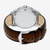 Detalle de la parte trasera del Reloj Fossil Pearson FS6137 con correa de piel marrón - FS6137
