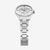 Reloj Fossil Gilmore ES5419 con brazalete de acero inoxidable plateado vista en perspectiva - ES5419