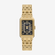 Reloj Fossil Raquel ES5417 con brazalete de acero inoxidable dorado y esfera negra - ES5417