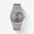 Reloj Tissot PRX Titanio 38mm con esfera gris y brazalete de titanio vista frontal - T1378074406100