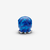 Vista trasera del Charm Pandora Pulpo y Burbujas Marinas en plata de ley y esmalte azul - 793463C01