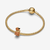 Charm Pandora Dug de Up de Disney Pixar en chapado en oro y esmalte marrón sobre pulsera de oro - 764472C01