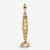 Vista frontal del Charm Colgante Pandora Pez Articulado chapado en oro con detalles en azul - 764686C01