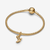 Charm Pandora Bota de Vaquero de Toy Story de Disney Pixar chapado en oro color dorado en pulsera de oro - 764606C01