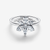 Detalle del Anillo Pandora Cóctel Herbario Flor Brillante en plata de ley con acabado brillante y circonitas - 193000C02