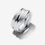 Anillo Pandora Doble Entrelazado de plata de ley color plateado vista frontal - 193890C00