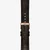 Reloj Tissot Classic Dream 40mm Correa Marrón y Esfera Plateada - T1584073603100