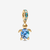 Charm Pandora Colgante Tortuga Marina de Cristal de Murano - 768939C01