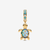 Charm Pandora Colgante Tortuga Marina de Cristal de Murano - 768939C01
