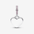 Charm Pandora Colgante Corazón Grabable Rosa - 793926C02