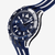 Vista lateral del Reloj Swatch Sea Wasp con brazalete de silicona y esfera azul - SSCU09N100