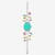 Vista completa vertical del Reloj Swatch Mother Like No Other con esfera verde y brazalete de acero inoxidable - SS08Z106G
