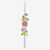 Vista completa del Reloj Swatch The Charm of Mom con brazalete de acero inoxidable y esfera rosa - YSZ101G