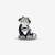 Charm Lucifer de Villanos de Disney de plata de ley y esmalte negro vista frontal - 794741C01