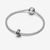 Charm Lucifer de Villanos de Disney de plata de ley y esmalte negro en pulsera vista general - 794741C01