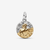 Charm Medallón Zodiaco Aries de Pandora en plata y chapado en oro con circonita transparente - 764993C01