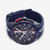 Vista lateral del Reloj Tommy Hilfiger cronógrafo con correa de silicona azul y esfera azul - 1792169